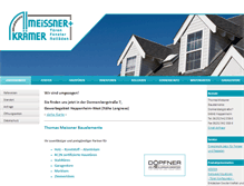 Tablet Screenshot of meissner-kraemer.de